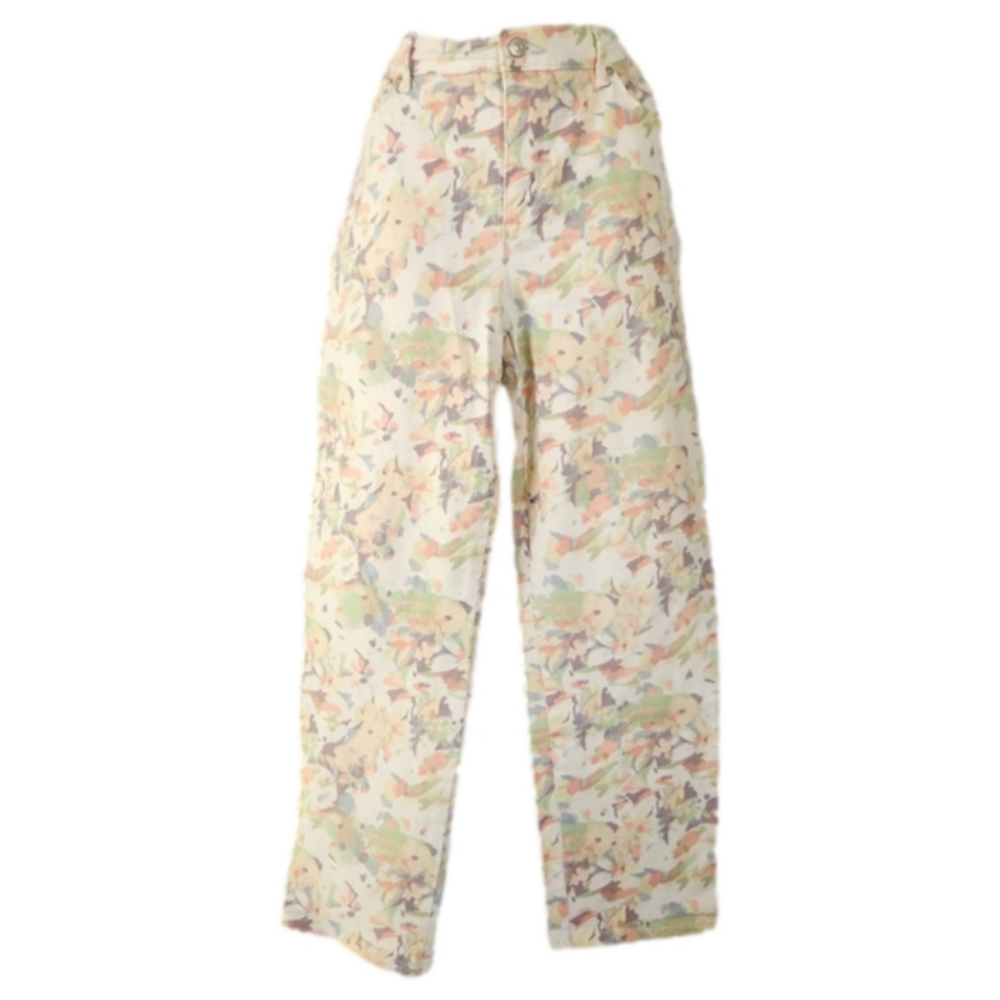 Gloria Vanderbilt Amanda floral denim pants